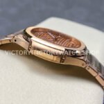 MS Factory Patek Philippe Nautilus 7118/1R-010 35.2mm Full Rose Gold Champagne Dial
