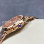 MS Factory Patek Philippe Nautilus 7118/1R-010 35.2mm Full Rose Gold Champagne Dial