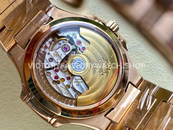 MS Factory Patek Philippe Nautilus 7118/1R 35.2mm Full Rose Gold Gold Dial