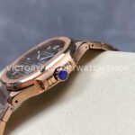 MS Factory Patek Philippe Nautilus 7118/1R 35.2mm Full Rose Gold Gold Dial