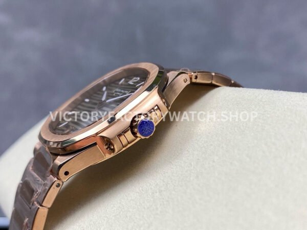 MS Factory Patek Philippe Nautilus 7118/1R 35.2mm Full Rose Gold Gold Dial