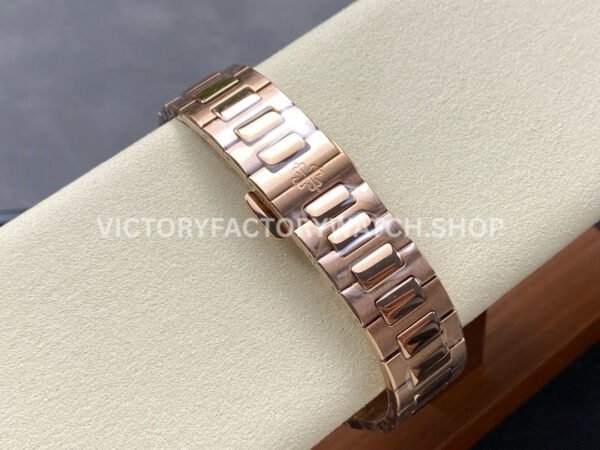 MS Factory Patek Philippe Nautilus 7118/1R 35.2mm Full Rose Gold Gold Dial