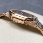 MS Factory Patek Philippe Nautilus 7118/1R 35.2mm Full Rose Gold Gold Dial