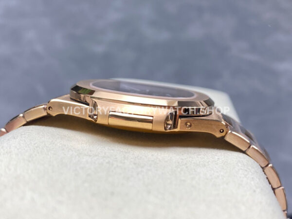 OME Factory Patek Philippe Nautilus 57121R Full Rose Gold Brown Dial (2) OME Factory Patek Philippe Nautilus 5712/1R Full Rose Gold Brown Dial