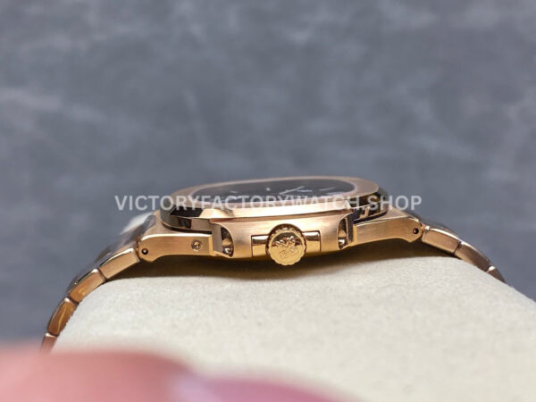OME Factory Patek Philippe Nautilus 57121R Full Rose Gold Brown Dial (3) OME Factory Patek Philippe Nautilus 5712/1R Full Rose Gold Brown Dial