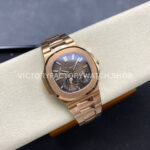 OME Factory Patek Philippe Nautilus 57121R Full Rose Gold Brown Dial (5) OME Factory Patek Philippe Nautilus 5712/1R Full Rose Gold Brown Dial