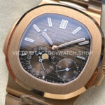 OME Factory Patek Philippe Nautilus 57121R Full Rose Gold Brown Dial (6) OME Factory Patek Philippe Nautilus 5712/1R Full Rose Gold Brown Dial