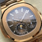OME Factory Patek Philippe Nautilus 57121R Full Rose Gold Brown Dial (9) OME Factory Patek Philippe Nautilus 5712/1R Full Rose Gold Brown Dial