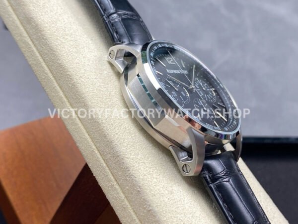 OMF Factory Audemars Piguet Code 11.59 26393BC.OO.A002CR.01 41mm Steel Leather Strap Black Dial