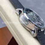 OMF Factory Audemars Piguet Code 11.59 26393BC.OO.A002KB.02 41mm Steel Canvas Strap Diamond Baguette Black Dial