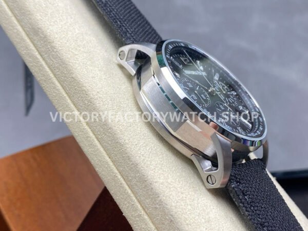 OMF Factory Audemars Piguet Code 11.59 26393BC.OO.A002KB.02 41mm Steel Canvas Strap Diamond Baguette Black Dial