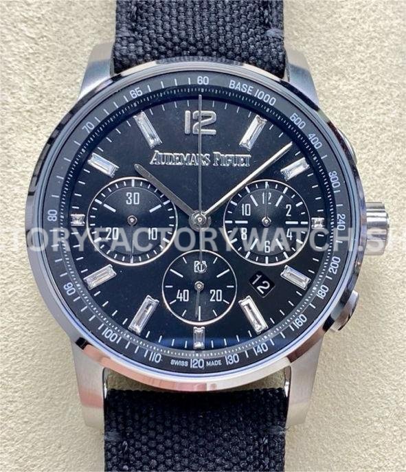 AP Code diamond black dial