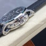 OMF Factory Audemars Piguet Code 11.59 26393BC.OO.A002KB.02 41mm Steel Canvas Strap Diamond Baguette Black Dial