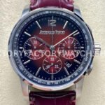 OMF Factory Audemars Piguet Code 11.59 26393BCOOA068CR01 41mm Steel Canvas Strap Red Dial (6) AP Code 11.59 red dial