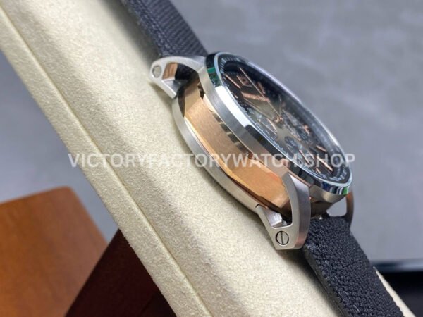 OMF Factory Audemars Piguet Code 11.59 26393CR.OO.A002KB.01 41mm Rose Gold&Steel Canvas Strap Grey Dial