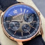 OMF Factory Audemars Piguet Code 11.59 26393NR.OO.A002KB.01 41mm Rose Gold Canvas Strap Black Dial