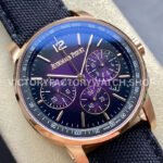 OMF Factory Audemars Piguet Code 11.59 26393OR.OO.A002KB.02 41mm Rose Gold Canvas Strap Purple Dial