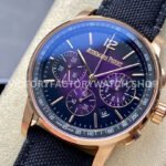 OMF Factory Audemars Piguet Code 11.59 26393OR.OO.A002KB.02 41mm Rose Gold Canvas Strap Purple Dial