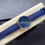 OMF Factory Audemars Piguet Code 11.59 26393OR.OO.A027KB.01 41mm Rose Gold Canvas Strap Blue Dial