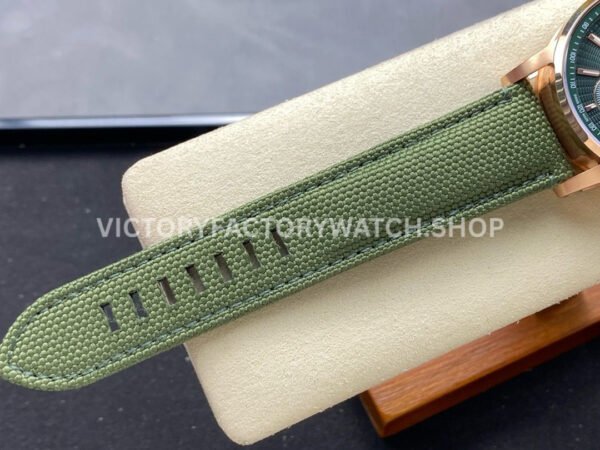 OMF Factory Audemars Piguet Code 11.59 26393OROOA056KB01 41mm Rose Gold Canvas Stra (3) OMF Factory Audemars Piguet Code 11.59 26393OR.OO.A056KB.01 41mm Rose Gold Canvas Strap Lines Green Dial