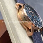 OMF Factory Audemars Piguet Code 11.59 26393OROOA348KB01 41mm Rose Gold Canvas Strap (9) OMF Factory Audemars Piguet Code 11.59 26393OR.OO.A348KB.01 41mm Rose Gold Canvas Strap Lines Blue Dial