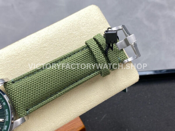 OMF Factory Audemars Piguet Code 11.59 26393ST.OO.A056KB.01 41mm Steel Canvas Strap Green Dial