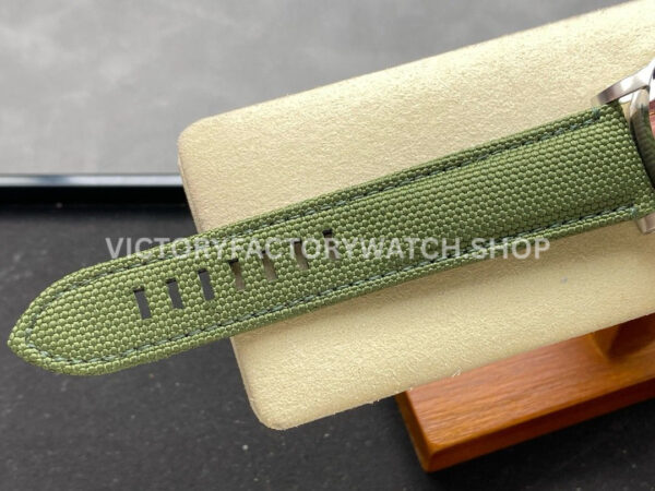 OMF Factory Audemars Piguet Code 11.59 26393ST.OO.A056KB.01 41mm Steel Canvas Strap Green Dial