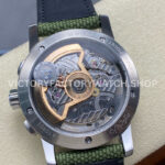 OMF Factory Audemars Piguet Code 11.59 26393ST.OO.A056KB.01 41mm Steel Canvas Strap Green Dial