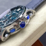 OMF Factory Audemars Piguet Code 11.59 26393STOOA348KB01 41mm Steel Canvas Strap Blue Dial (4) OMF Factory Audemars Piguet Code 11.59 26393ST.OO.A348KB.01 41mm Steel Canvas Strap Blue Dial