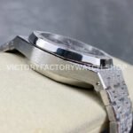 OMF Factory Frosted Audemars Piguet Royal Oak Chronograph 26240BC.GG.1224BC.01 41mm Full Frosted White Gold Purple Dial
