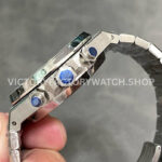 OMF Factory Frosted Audemars Piguet Royal Oak Chronograph 26240BCGG1224BC02 41mm S OMF Factory Frosted Audemars Piguet Royal Oak Chronograph 26240BC.GG.1224BC.02 41mm Silver Eye Black Dial