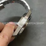 OMF Factory Frosted Audemars Piguet Royal Oak Chronograph 26240BC.GG.1324BC.02 41mm Full Frosted White Gold Blue Dial