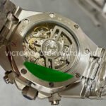 OMF Factory Frosted Audemars Piguet Royal Oak Chronograph 26240BC.GG.1324BC.02 41mm Full Frosted White Gold Blue Dial