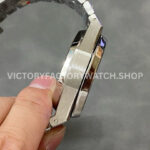 OMF Factory Frosted Audemars Piguet Royal Oak Chronograph 26240STOO1 (8) OMF Factory Frosted Audemars Piguet Royal Oak Chronograph 26240ST.OO.1220ST.03 41mm Full Frosted White Gold Silver Dial