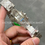 OMF Factory Frosted Audemars Piguet Royal Oak Chronograph 26240STOO1 (9) OMF Factory Frosted Audemars Piguet Royal Oak Chronograph 26240ST.OO.1220ST.03 41mm Full Frosted White Gold Silver Dial