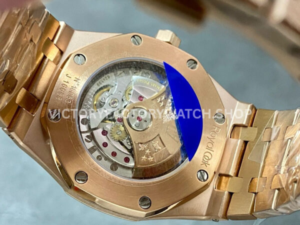 OMF Factory Frosted Audemars Piguet Royal Oak Selfwinding 15400oroo1220or01 41 (8) OMF Factory Frosted Audemars Piguet Royal Oak Selfwinding 15400or.oo.1220or.01 41mm Full Rose Gold Black Dial