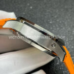 P1 Factory Patek Philippe Aquanaut 5968A-001 42.2mm Steel Orange Rubber Strap Black Dial