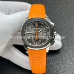 P1 Factory Aquanaut 5968A 001 orange strap black dial steel