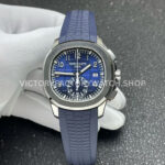 P1 Factory Patek Philippe Aquanaut 5968G 001 blue dial white gold
