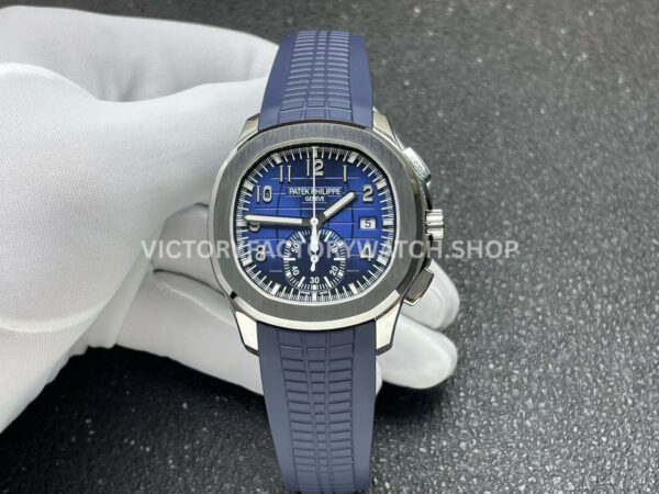 P1 Factory Patek Philippe Aquanaut 5968G 001 blue dial white gold