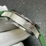 P1 Factory Patek Philippe Aquanaut 5968G-010 42.2mm White Gold Green Rubber Strap Green Dial