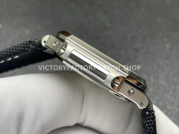 P1 Factory Patek Philippe Cubitus 5822 45mm Platinum Textile Strap Grey Dial (3) P1 Factory Patek Philippe Cubitus 5822 45mm Platinum Textile Strap Grey Dial