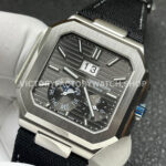 P1 Factory Patek Philippe Cubitus 5822 45mm Platinum Textile Strap Grey Dial (4) P1 Factory Patek Philippe Cubitus 5822 45mm Platinum Textile Strap Grey Dial