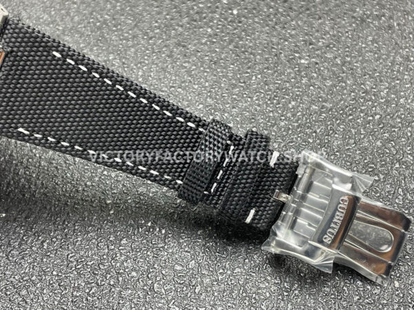 P1 Factory Patek Philippe Cubitus 5822 45mm Platinum Textile Strap Grey Dial (5) P1 Factory Patek Philippe Cubitus 5822 45mm Platinum Textile Strap Grey Dial