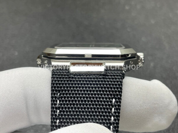 P1 Factory Patek Philippe Cubitus 5822 45mm Platinum Textile Strap Grey Dial (9) P1 Factory Patek Philippe Cubitus 5822 45mm Platinum Textile Strap Grey Dial