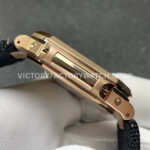 P1 Factory Patek Philippe Cubitus 5822 45mm Rose Gold Textile Strap Brown Dial
