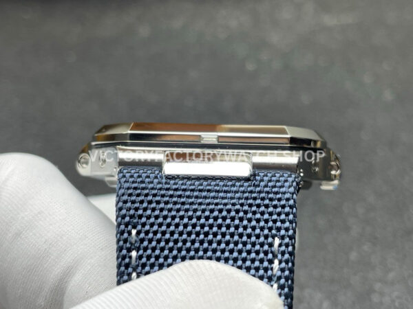 P1 Factory Patek Philippe Cubitus 5822P-001 45mm Platinum Textile Strap Blue Dial (1) P1 Factory Patek Philippe Cubitus 5822P-001 45mm Platinum Textile Strap Blue Dial
