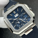 P1 Factory Patek Philippe Cubitus 5822P-001 45mm Platinum Textile Strap Blue Dial (5) P1 Factory Patek Philippe Cubitus 5822P-001 45mm Platinum Textile Strap Blue Dial