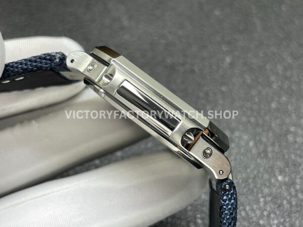 P1 Factory Patek Philippe Cubitus 5822P-001 45mm Platinum Textile Strap Blue Dial (9) P1 Factory Patek Philippe Cubitus 5822P-001 45mm Platinum Textile Strap Blue Dial