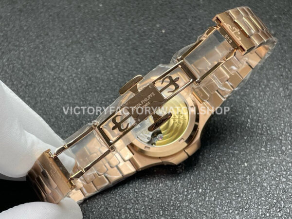 P1 Factory Patek Philippe Nautilus 59901R-001 40.5mm Full Rose Gold Blue Dial (5) P1 Factory Patek Philippe Nautilus 59901R-001 40.5mm Full Rose Gold Blue Dial
